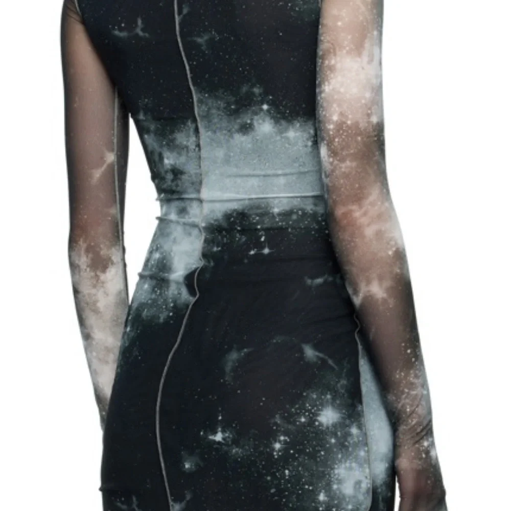 Versace Black Space Coture Mini Dress - Picture 4 of 6
